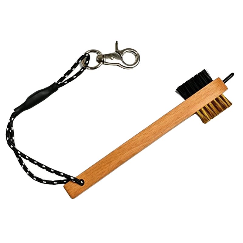 Golf Equipment Indoor - ABHS-나무 손잡이 골프 클럽 브러시(금속 홈