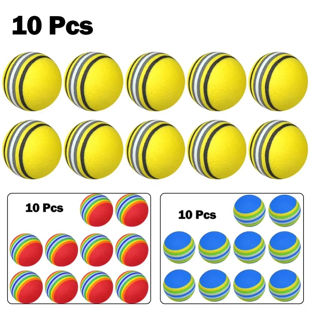 Golf Equipment Indoor - 10Pcs 35mm 골프 연습용 폼 볼