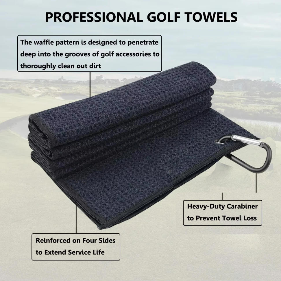 다채로운 색상의 골프 타월 (해외 재고 있음) - 초극 - Golf Towel Waffle 리뷰 및 가격