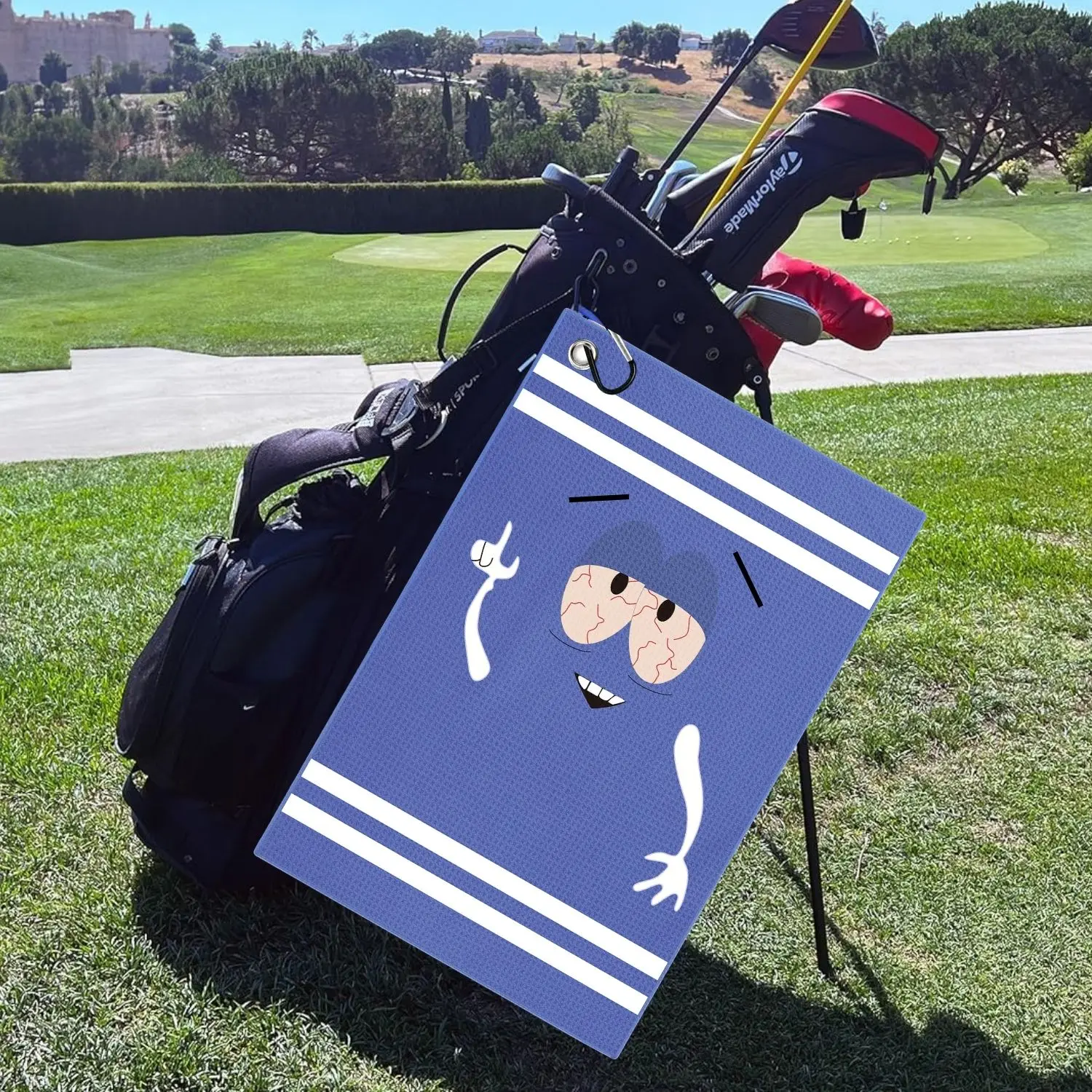 재미있는 마이크로파이버 프리미엄 골프 타월, 남성용 및 - Golf Towel Waffle 리뷰 및 가격