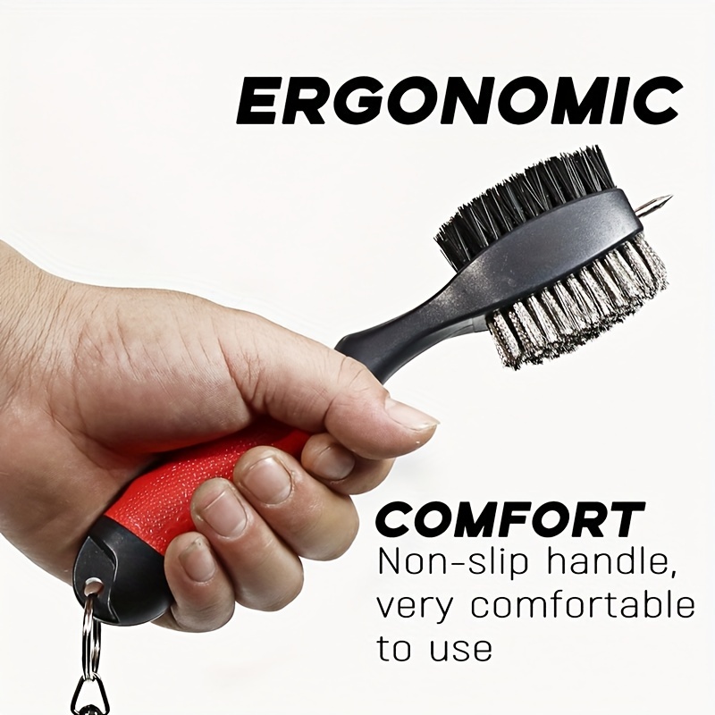 골프 클럽 청소 브러시 ​​홈 클리너, 접이식 대형 헤 - Golf Equipment Indoor 리뷰 및 가격
